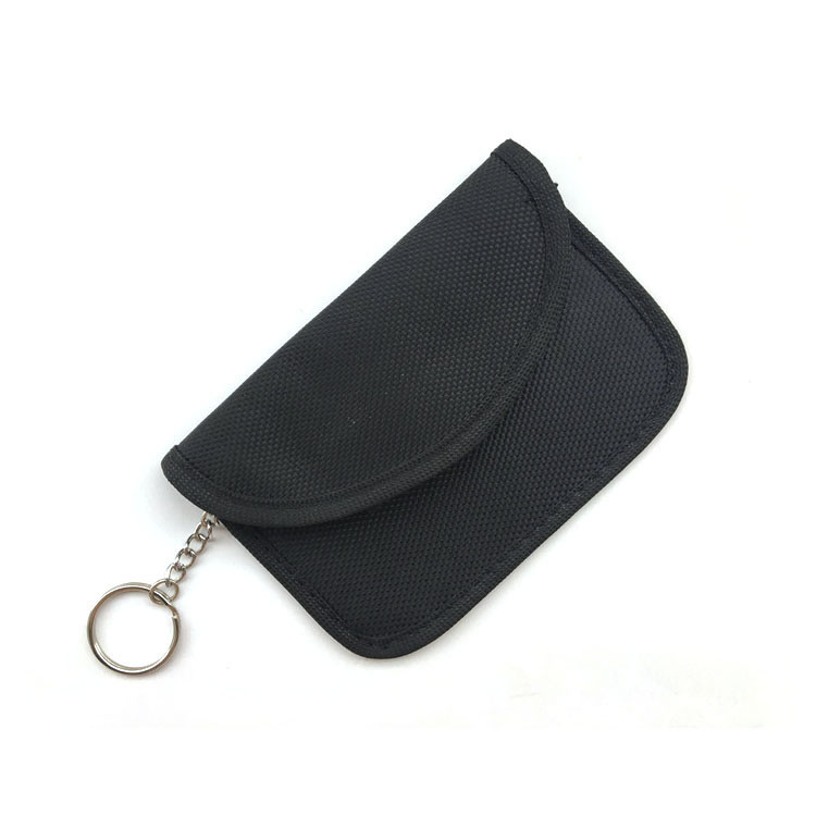 Leather RFID Signal Blocking Bag Faraday Pouch Wallet