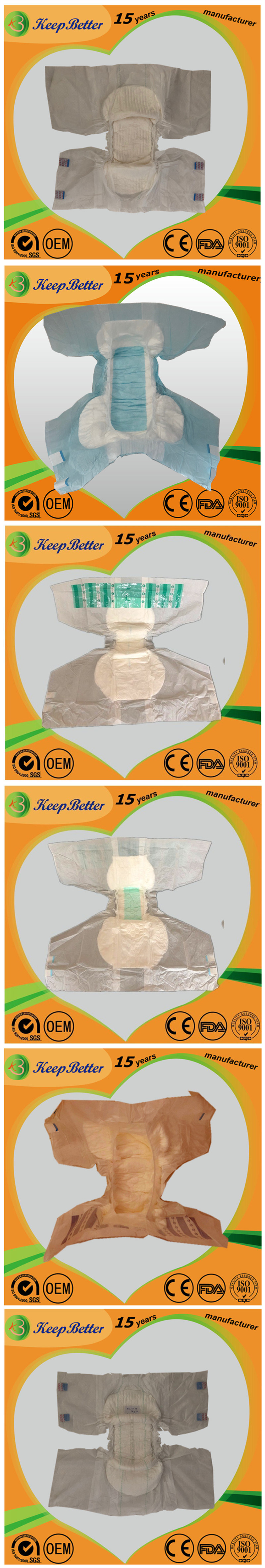 Cheapest Disposable Super Absorption Adult Diapers From China Manufacturer Adult Briefs OEM Baby Diaper Disposable Diapers Adult Diaper