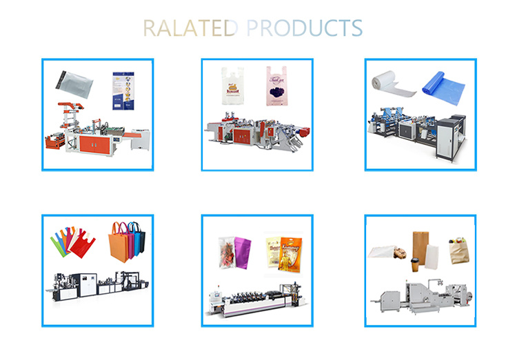 Full Automatic Zipper Plastic Bag Making Machines for Manufacturing of Plastic Bags
