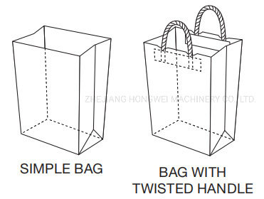 Carry Shopping Kraft Paper Bag Making Machine Price