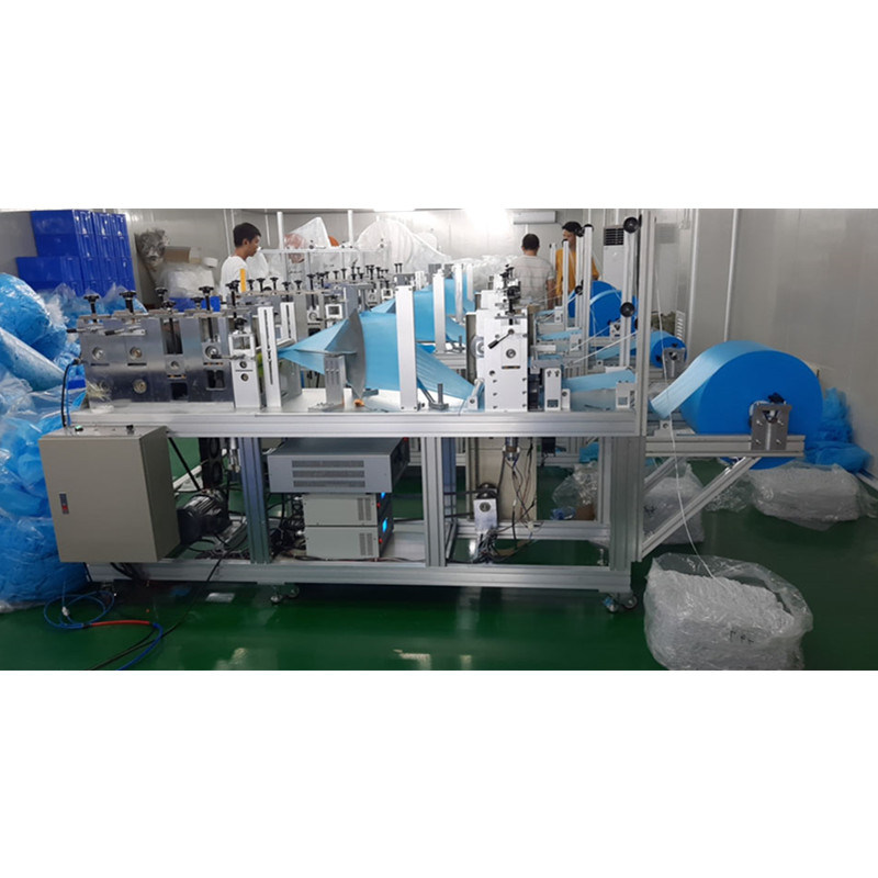 High Speed Automatic Non Woven Disposable Shoe Cover Making Machine