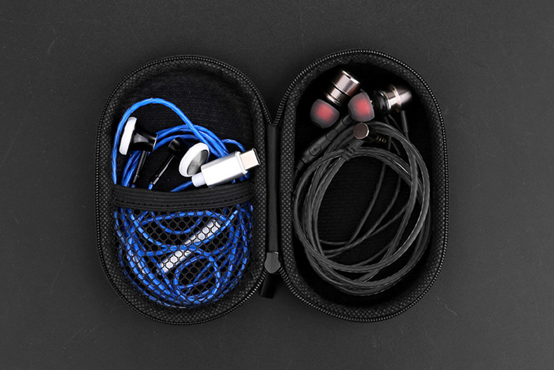 Bluetooth Earphone Storage Case Multi-Function Finishing Portable EVA Hard Case