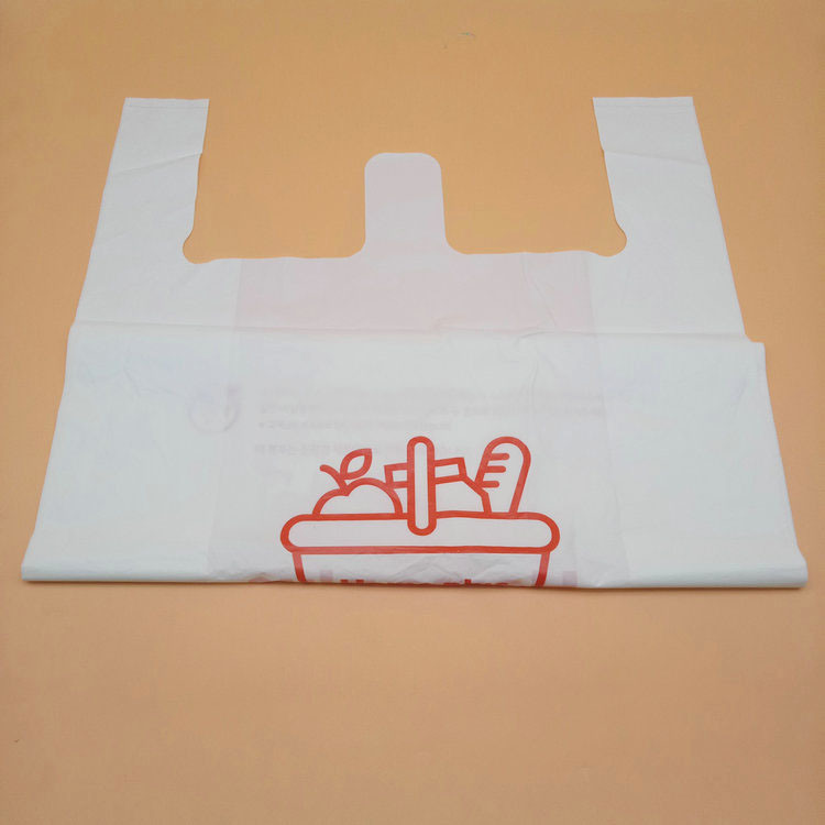 Eco-Friendly Compostable Biodegradable PLA T-Shirt Shopping Bags