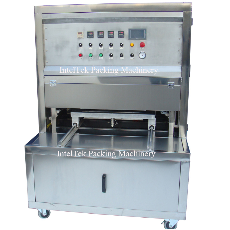Semi-Auto Food Tray Packing Machine/Fast Food Box Sealer/Tray Sealing Machine