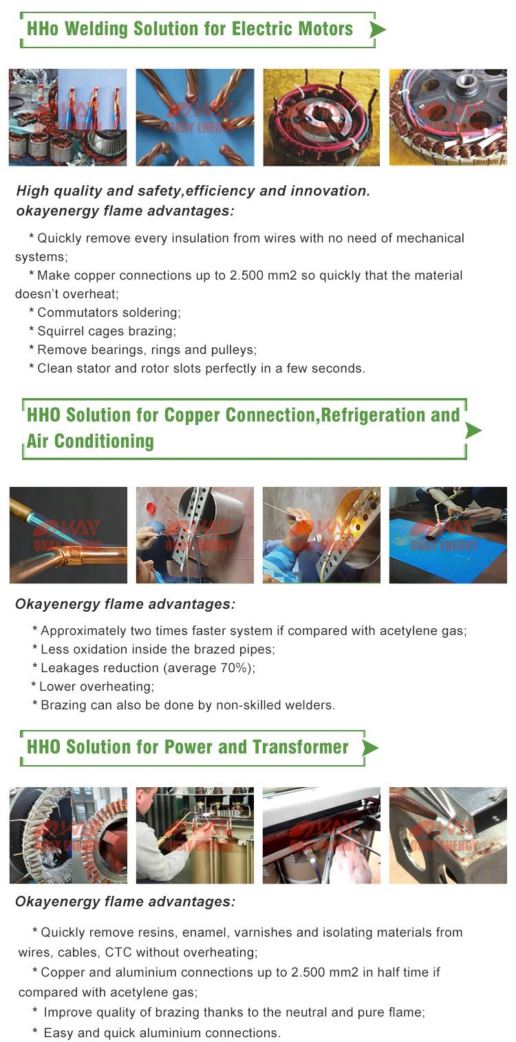 Copper Pipe Wire Soldering Equipment Oxy Hydrogen Copper Brazing Machine