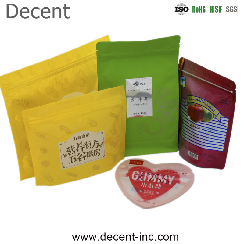 Stand up Kraft Paper Packaging Bags with Zipper