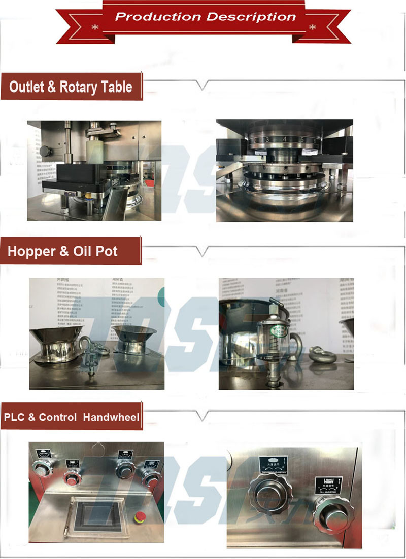 High Quality Automatic High Speed Zp 29 Rotary Tablet Press Machine