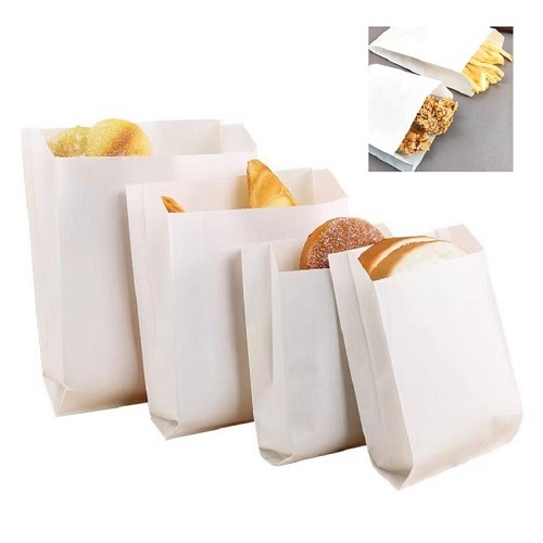 Roll Feed Flat V Shape Bottom Kraft Food BBQ Bread Candy Paper Bag Making Machine Yast-Jd270