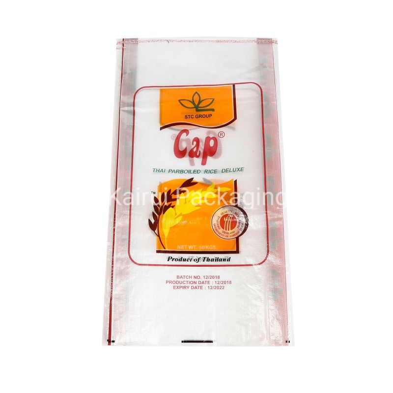 Colorful Printing PP Woven Bags of Rice Packaging