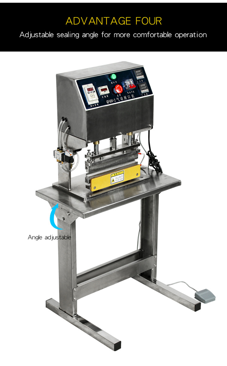 Qf400X2 Semi Automatic Foot Pedal Sealing Machine for Tea Bags