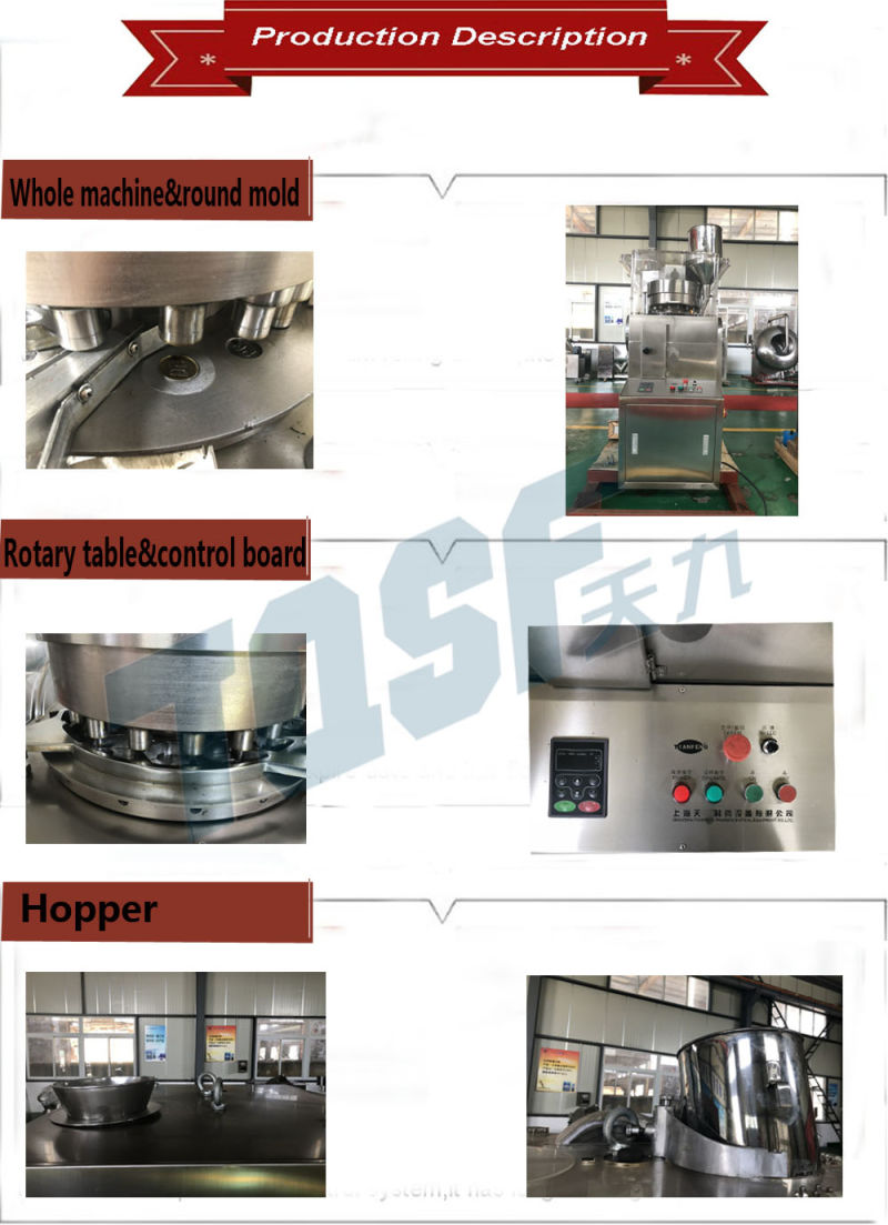 High Speed Zp-17b Rotary Tablet Press Machine for Big Tablets