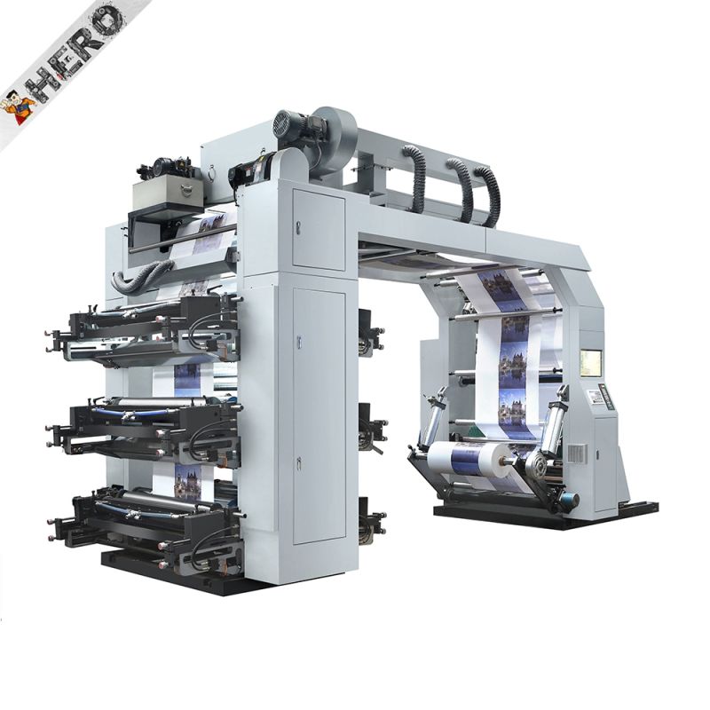 Automatic Plastic Shopping Bag Flexo Printing Machines for Paper Bags