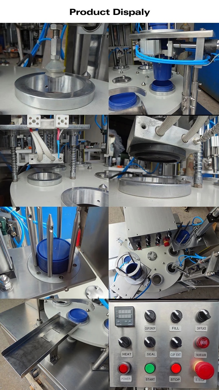 Easy to Operate Small Calippo Cup Filling Sealing Machine