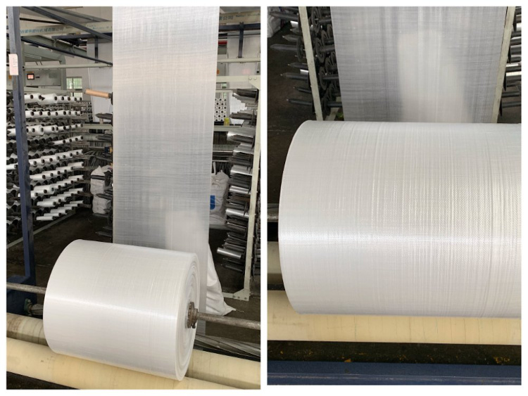 China Tube Woven PP Bags PP Woven Fabric Rolls PP Woven Sack Roll Polypropylene Bag Roll