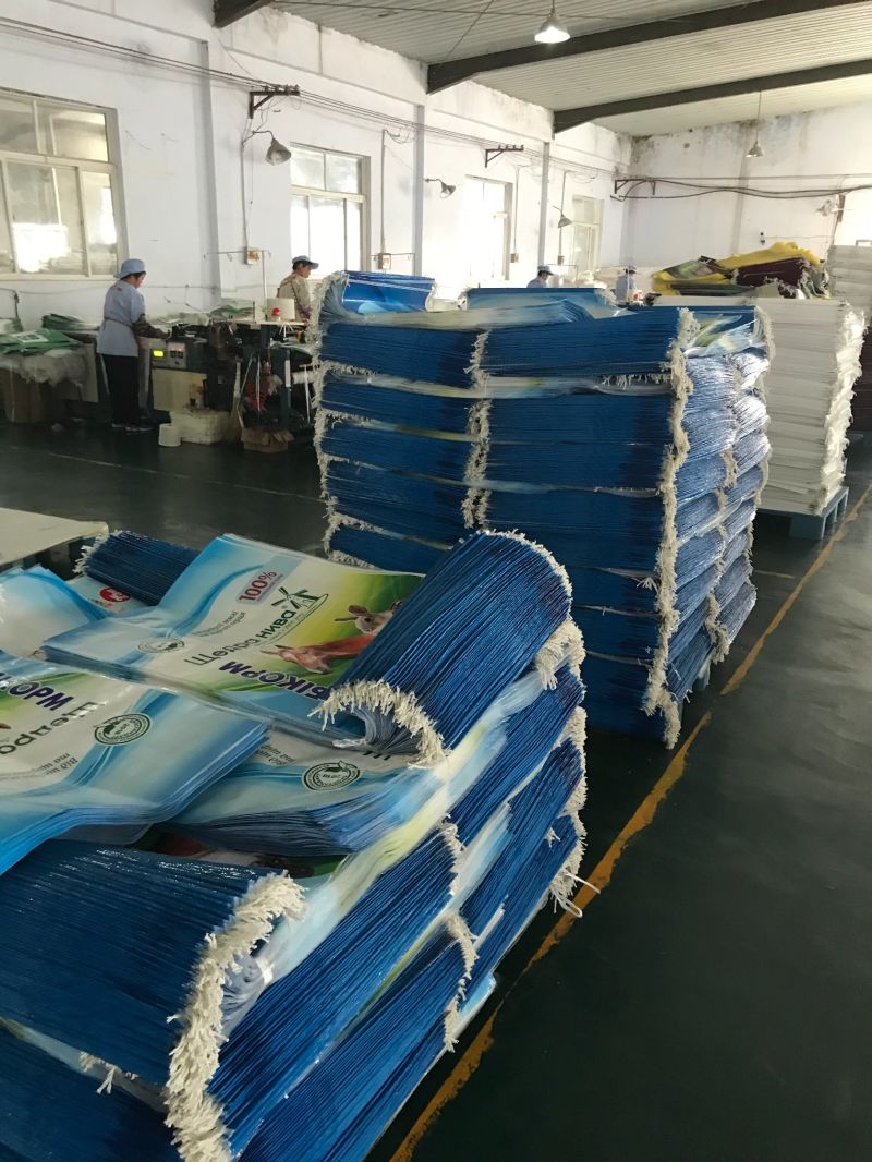 PP Woven Food Sacks Plastic Wheat Flour Rice Packaging Bags