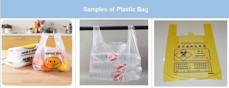 Supermarket Shopping Garbageh Bag Plastic Bag Full Automatic Biodegradable Plastic Bag Making Machine for Packaging Bag Making Machine