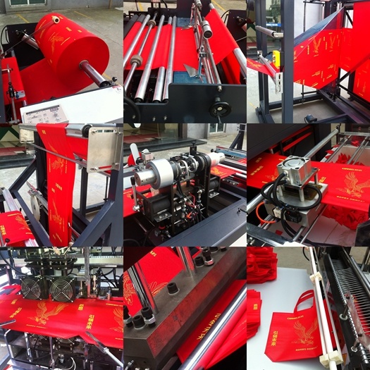 High Speed Non Woven Fabric Bags Making Machine with Handle