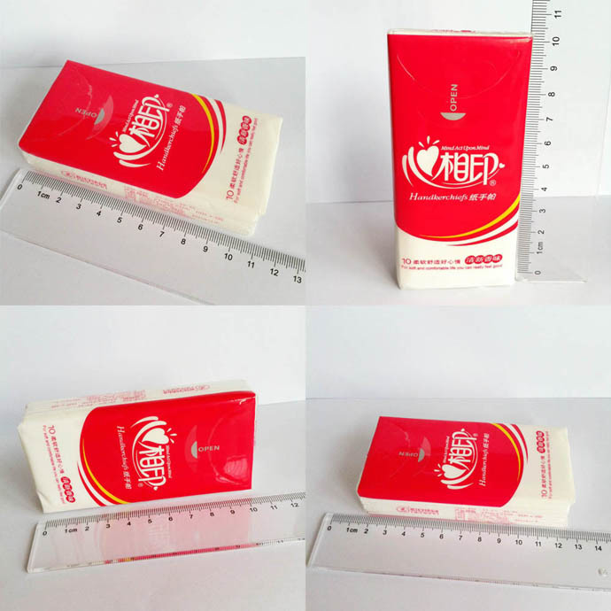 Pocket Handkerchief Paper Tissue Packing Making Machine