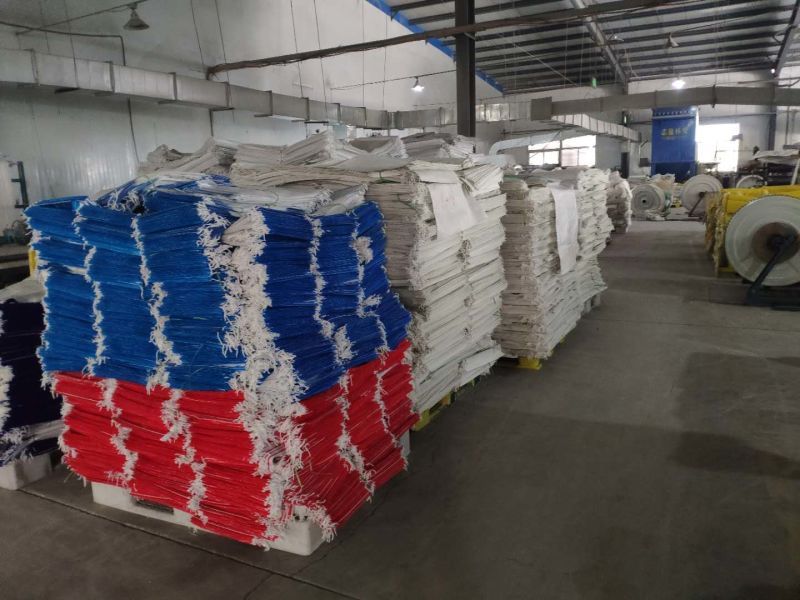 Printed 10kg 50kg PP Woven Plastic Sack Bags for Rice Packing