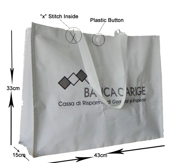 Laminated PP Woven Bag PP Woven Shopping Bag Woven Packaging Bags