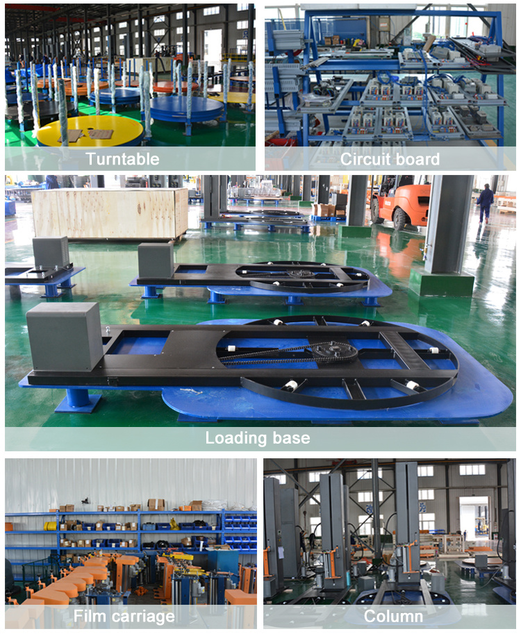 Factory Direct Sale Automatic Pallet Wrapping Machine Wrapper Pallet Stretch Wrapping Machine