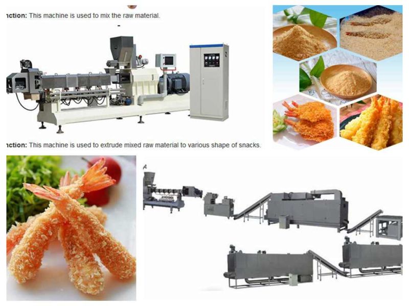Full Automatic High Quality Machine for Making Bread Crumbs