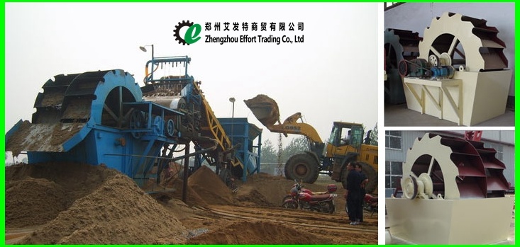 Small Bucket Sand Washer Small Wheel Sand Washer