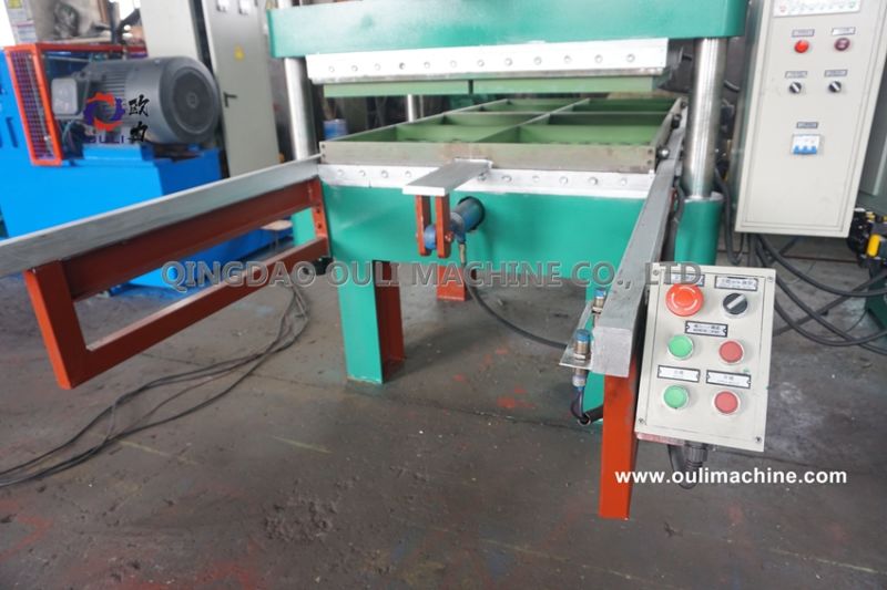 Hot Selling Outdoor Rubber Tile Making Machine with Moulds