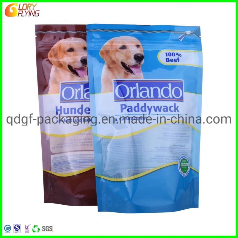 Stand up Food Bag for Dog/Plastic Packaging Zip Lock Bags