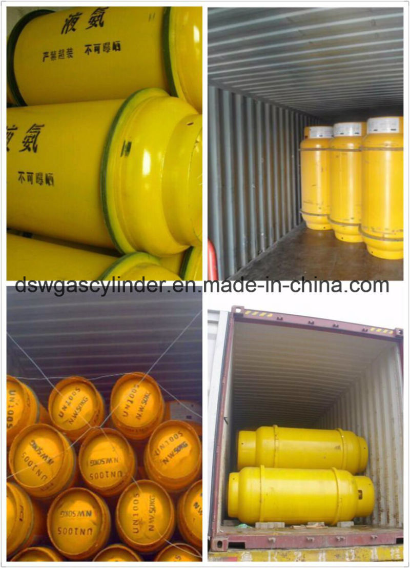 Anhydrous Ammonia - 50kg Ammonia Gas in 100L Steel Welded Cylinders