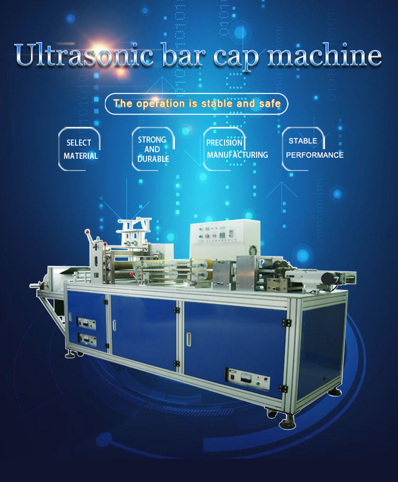 Automatic Ultrasonic Equipment Non Woven Disposable Strip Cap Machine