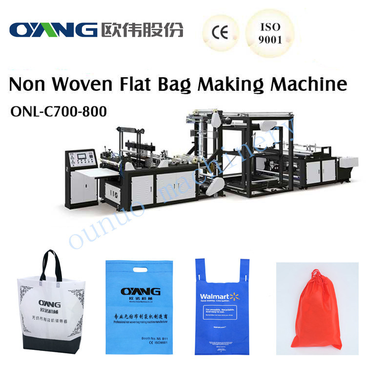 Non Woven Handle Bag Making Machine Without Online Handle Attach