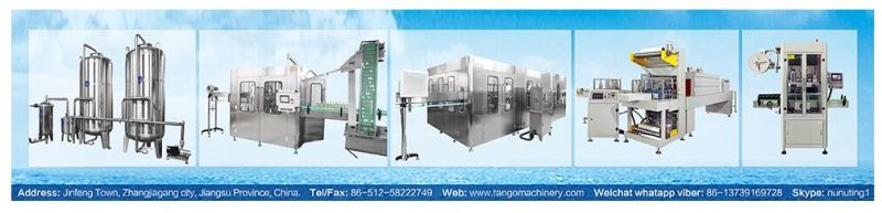 Automatic Bottled Water Liquid Rinsing Filling Sealing Packaging Bottling Plant