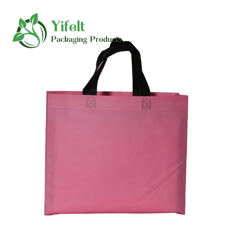 Factory Supply Large Capaicty Laminated Non-Woven Handbags, Clothing Shopping Bags