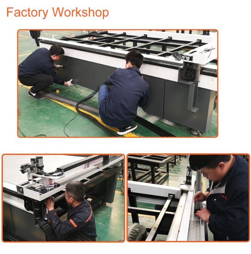 Automatic Soft Material CNC Cutting Machine Sticker Material Flatbed Digital Cutter Price CNC Cutting Machine Zhuoxing Factory