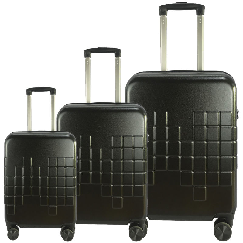 2019 High Quality ABS+PC Most Classical Travel Trolley Luggage Bags