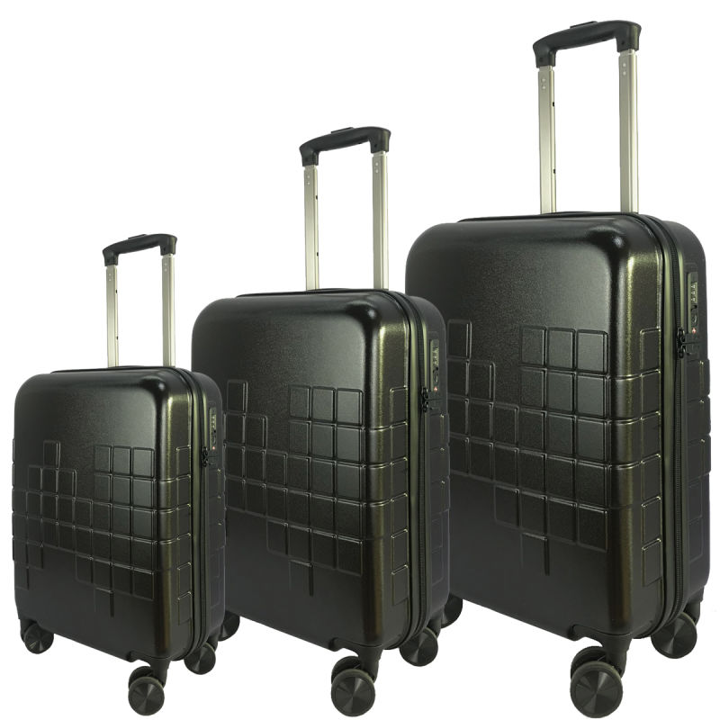 2019 High Quality ABS+PC Most Classical Travel Trolley Luggage Bags