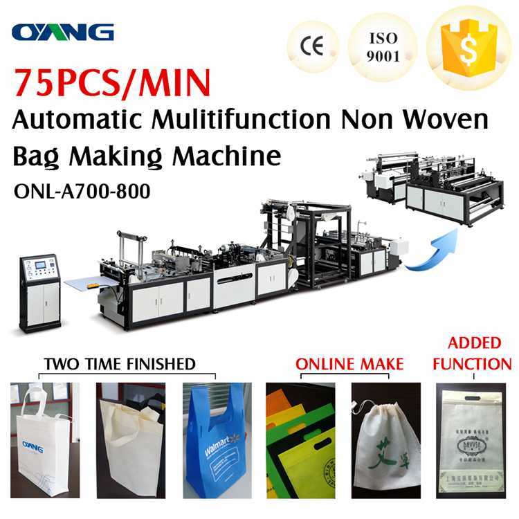 Automatic Multifunctional Non Woven Bag Making Machine (AW-A700-800)