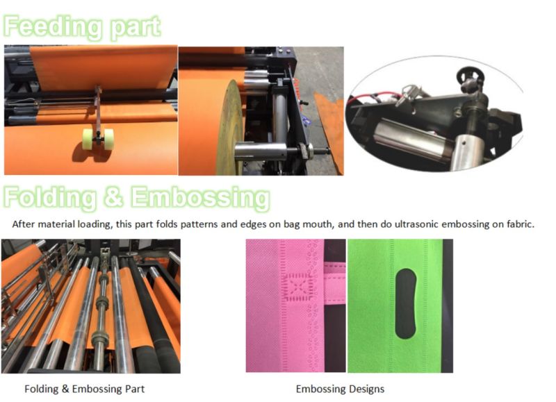 Nonwoven Bag Making Machine for Box Bag with Handle