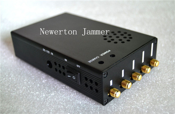 5 Antenna Portable Cell Phone Signal Jammer, Portable GPS Jammer, Portable WiFi Jammer