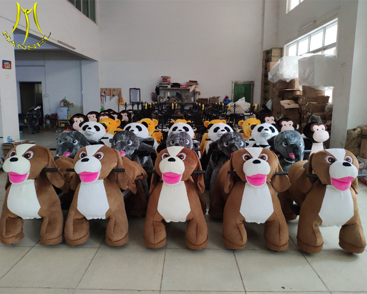 Hansel Coin Operated Kids Walking Animal Ride for Shopping Mall
