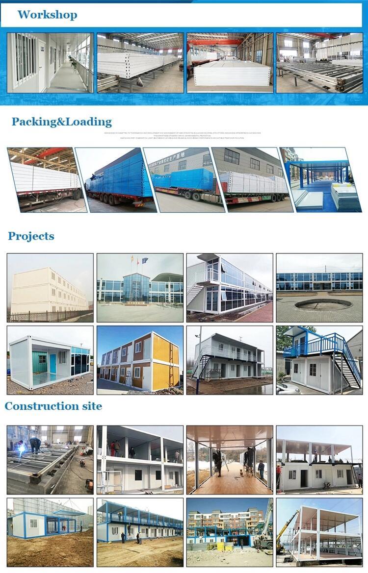 Prefabricated Modular Mobile Prefab Wooden Living Portable Shiping Steel Luxury Tiny Moveable Container Laborer Campe