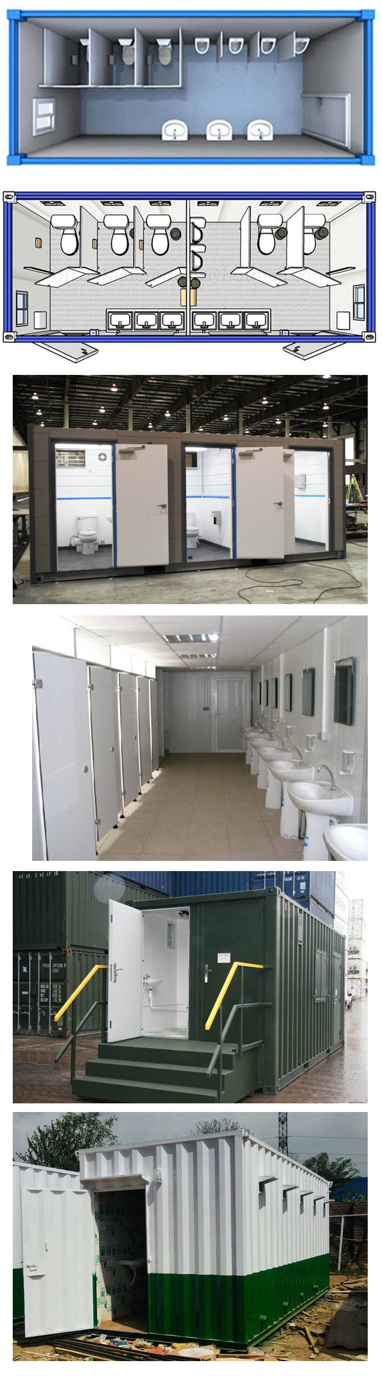 Philippines Standard Customized Mobile Modular Public Toilet Made in China