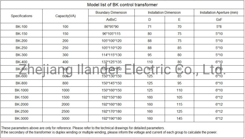 Manufacturer Bk200va Ei-Bk Transformer Elevator Dedicated of Electric Transformer