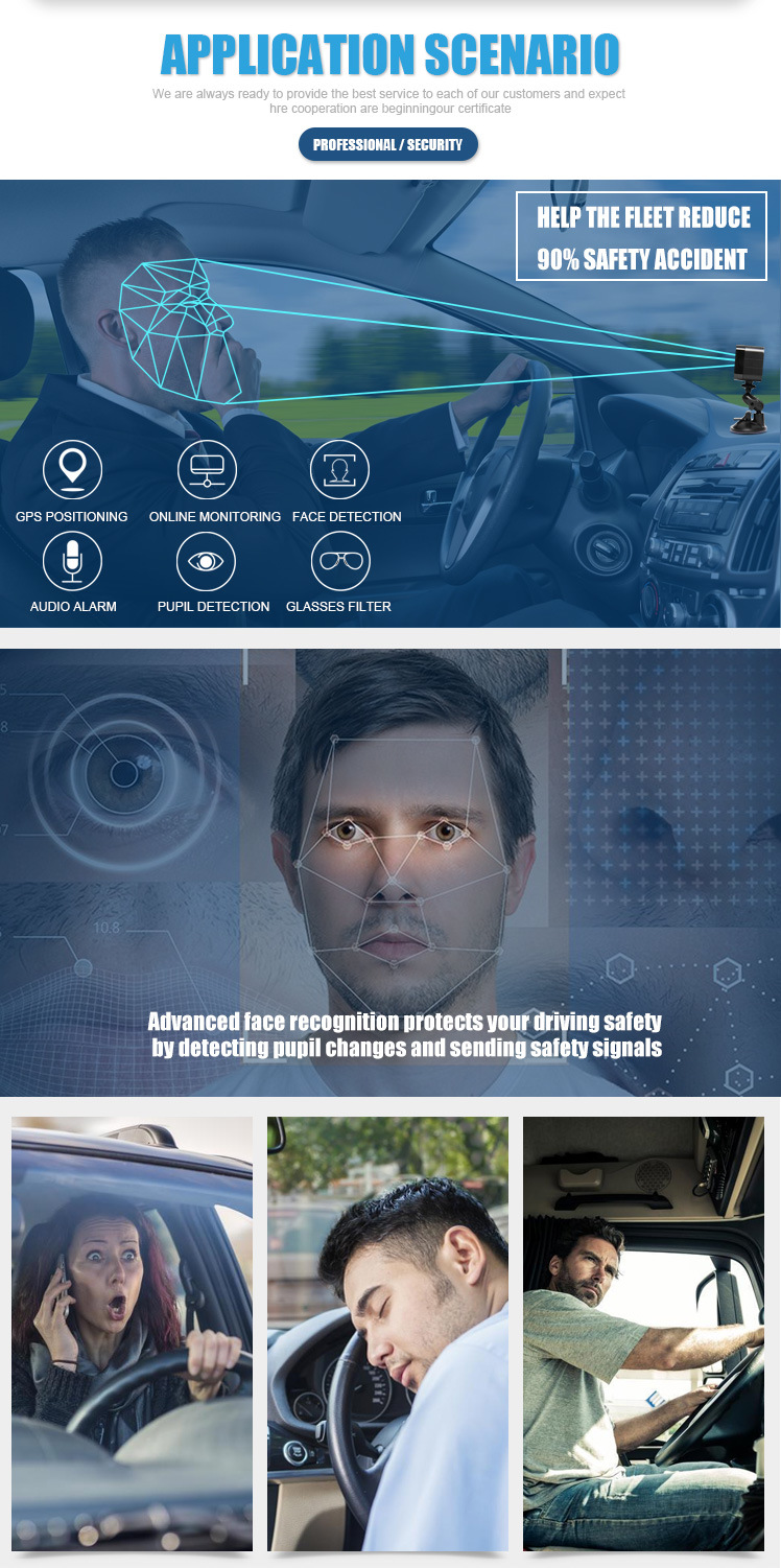 Mr688 Vehicle Speed Limit Alarm, Anti Sleep Car Alarm with Security Camera