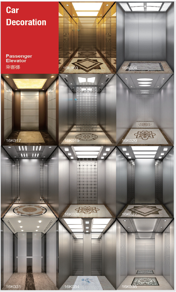 Syney Stainless Steel Passenger Elevator Residential Lift (16K023)