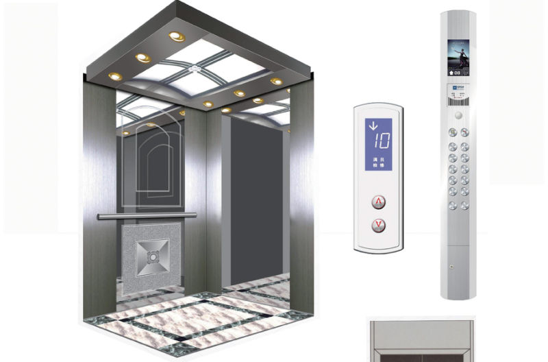 Reliable Center Opening Standard Home Passenger Elevator Lift