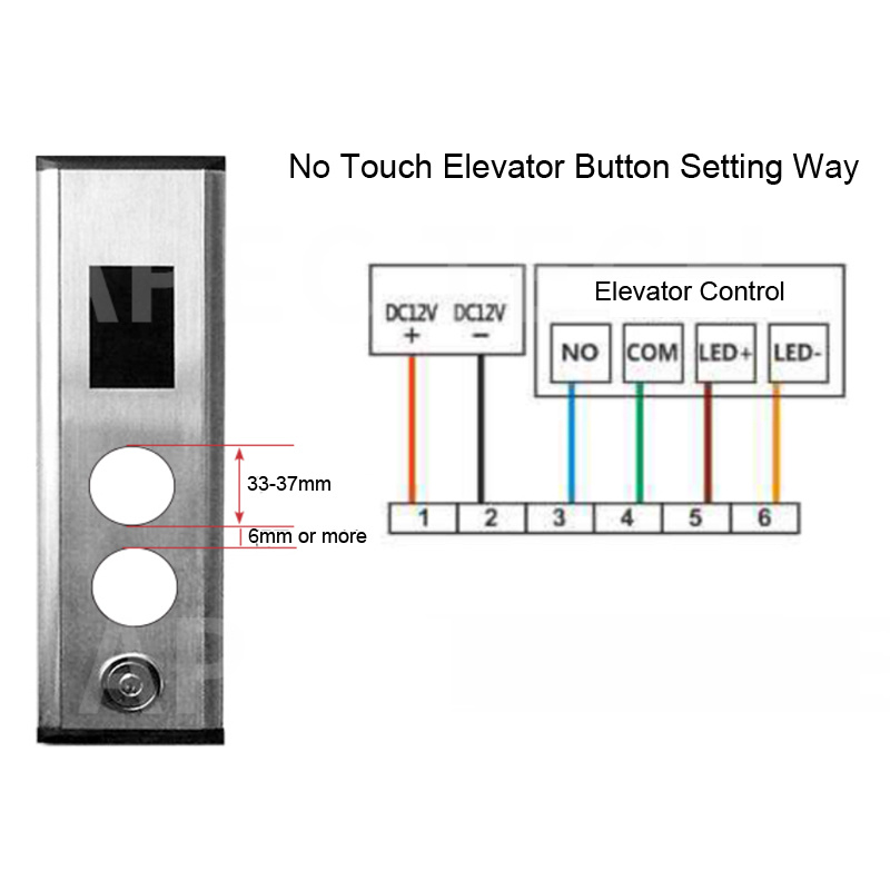 Smart Touch Elevator Button Elevator Cop Button Elevator Push Button