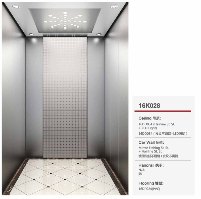 Excellent Performance Safe Running Ard No Trapped Residential Elevator