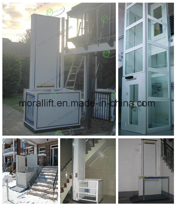 Wheelchair platform small home lift for disabled or old people